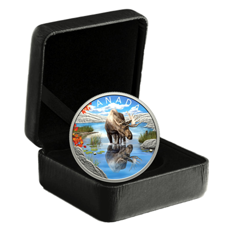 2024 Canada $20 Wildlife Reflections Moose Fine Silver (No Tax)