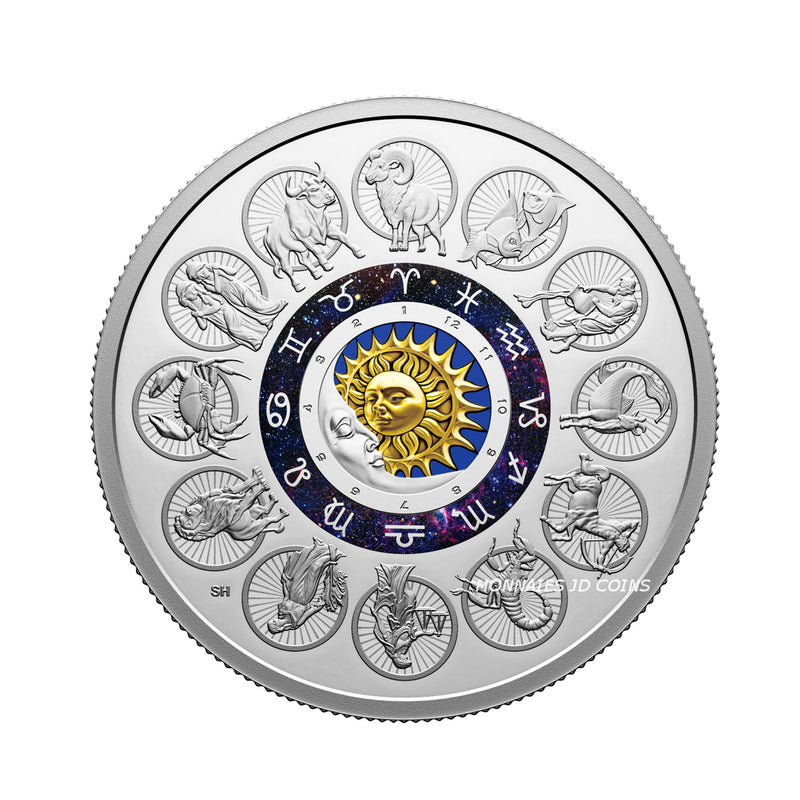 2024 Canada $30 Signs of the Zodiac Fine Silver (No Tax)
