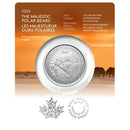 2024 $5 The Majestic Polar Bears 1 oz. 99.99% Pure Silver Coin: First Strikes (Premium Bullion)
