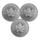 2024 Canada $5 Treasured Maple Leaf: Effigies 3 Coin Set (Premium Bullion)(no Tax)