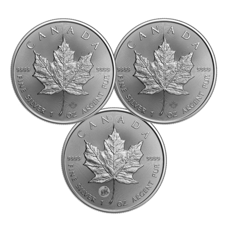 2024 Canada $5 Treasured Maple Leaf: Effigies 3 Coin Set (Premium Bullion)(no Tax)