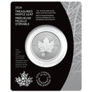 2024 Canada $5 Treasured Silver Maple Leaf First Strikes - Polar Bear Privy Mark 99.99% Pure Silver (No Tax)