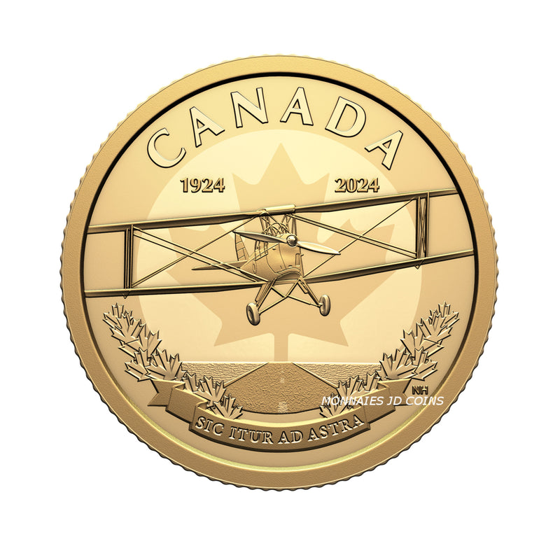 2024 $100 100th Anniversary Of The Royal Canadian Air Force Pure Gold (No Tax)