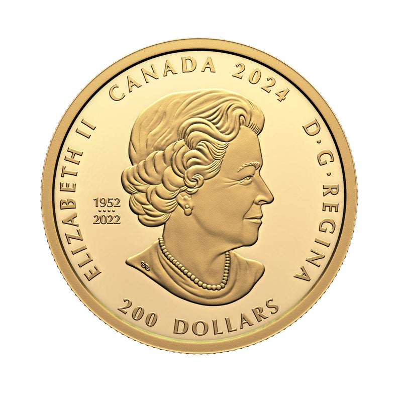 2024 $200 Celebrating Canada's Diversity Transcendence and Tranquility Pure Gold (No Tax)