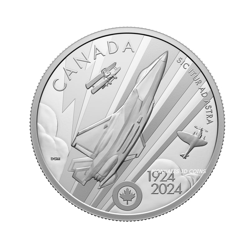 2024 $20 The Royal Canadian Air Force Centennial Fine Silver (No Tax)