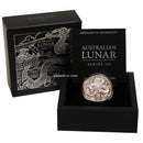2024 Australian Lunar Serie III Year Of The Dragon 1/2oz Silver Proof Coin