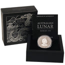 2024 Australian Lunar Serie III Year Of The Dragon 1/2oz Silver Proof Coin