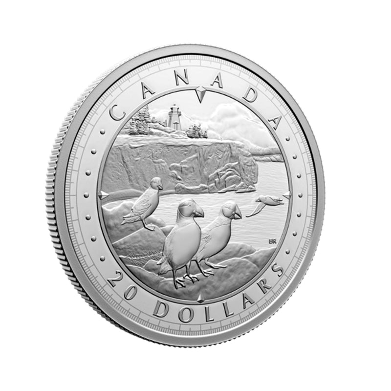 2024 Canada $20 This Is Canada Wondrous Waters  Atlantic Coast 1 oz. Fine Silver Coin (No Tax)