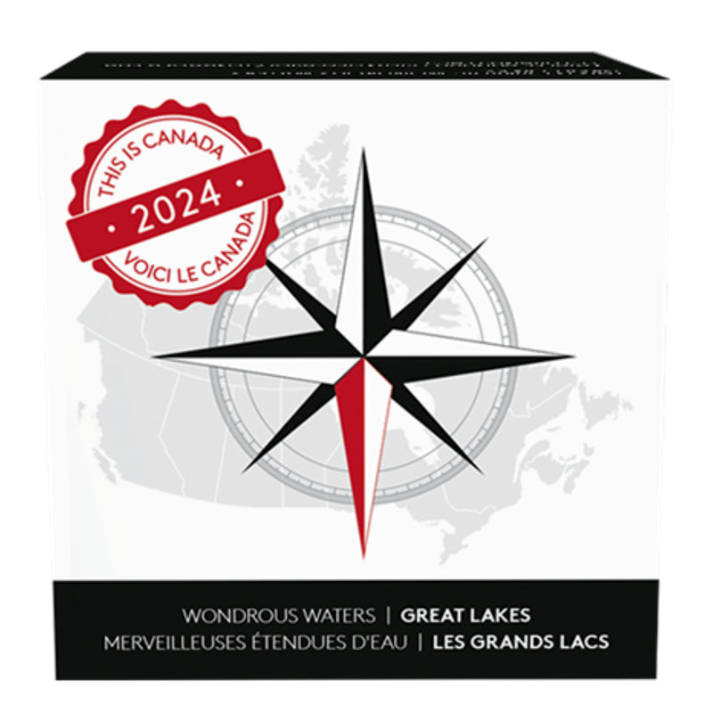 2024 Canada $20 This Is Canada Wondrous Waters  Atlantic Coast 1 oz. Fine Silver Coin (No Tax)