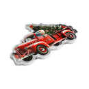 2024 Solomon Islands $2 Holiday Snowman and a Little Red Truck  Fine Silver Coin