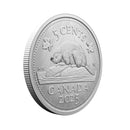 2025 Canada 5c Tribute W Mint Mark Beaver 1 oz. Fine Silver Coin (No Tax)