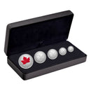 2025The 60th Anniversary Of Canada’s Flag Silver Maple Leaf Fine Silver 99.99% Fractional Set