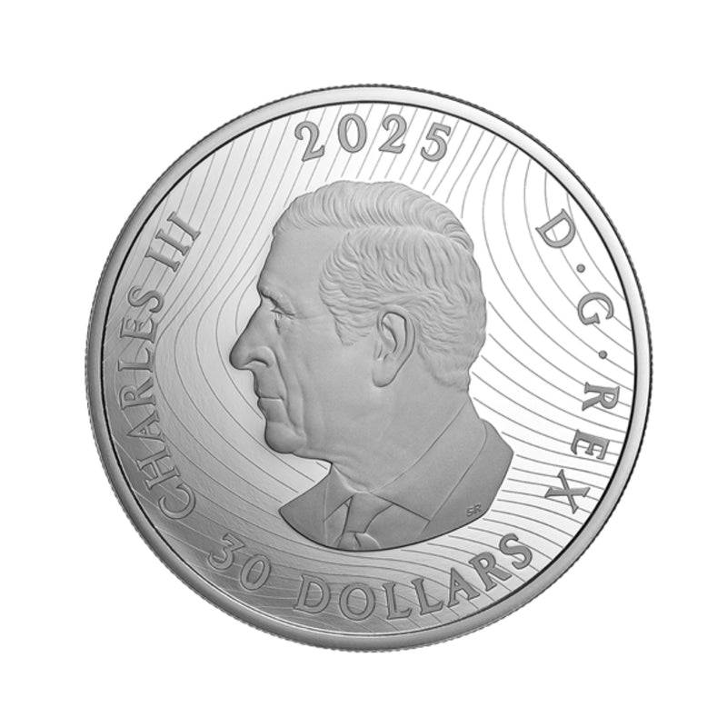 2025 CANADA MAGIC of the NORTHERN LIGHTS 2oz .9999 Silver GLOW IN DRK $30 Coin