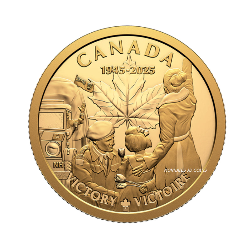 2025 $100 Canada 80ᵗʰ Anniversary of the End of the Second World War in Europe (No Tax)