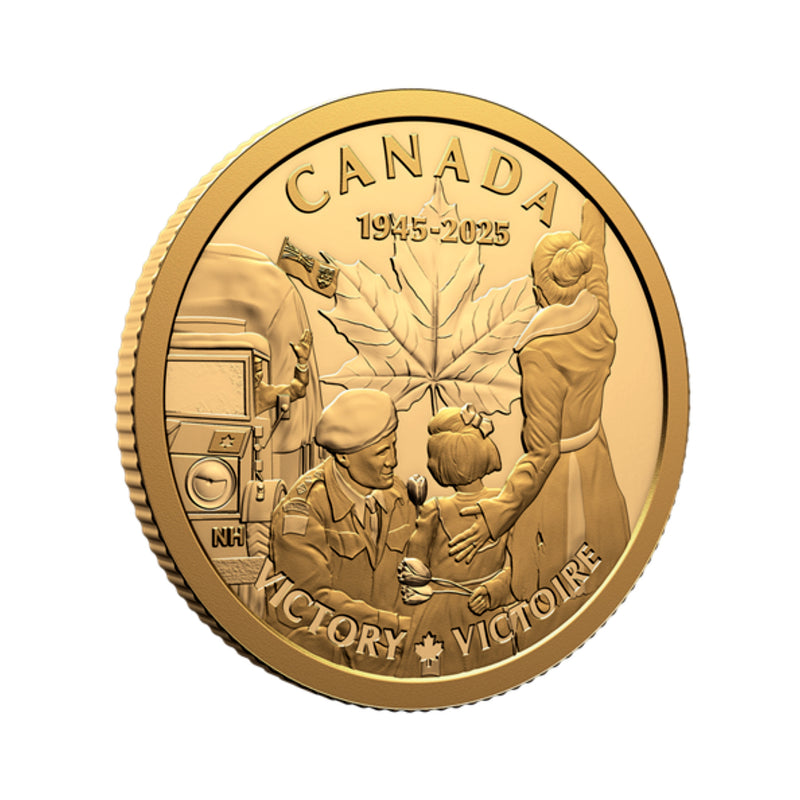 2025 $100 Canada 80ᵗʰ Anniversary of the End of the Second World War in Europe (No Tax)