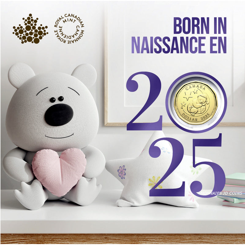 2025 Canada Baby Gift Set With Special Loon Dollar