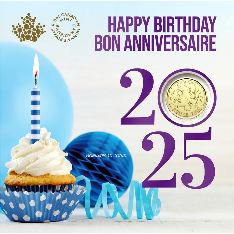 2025 Canada Birthday Gift Set With Special Loon Dollar