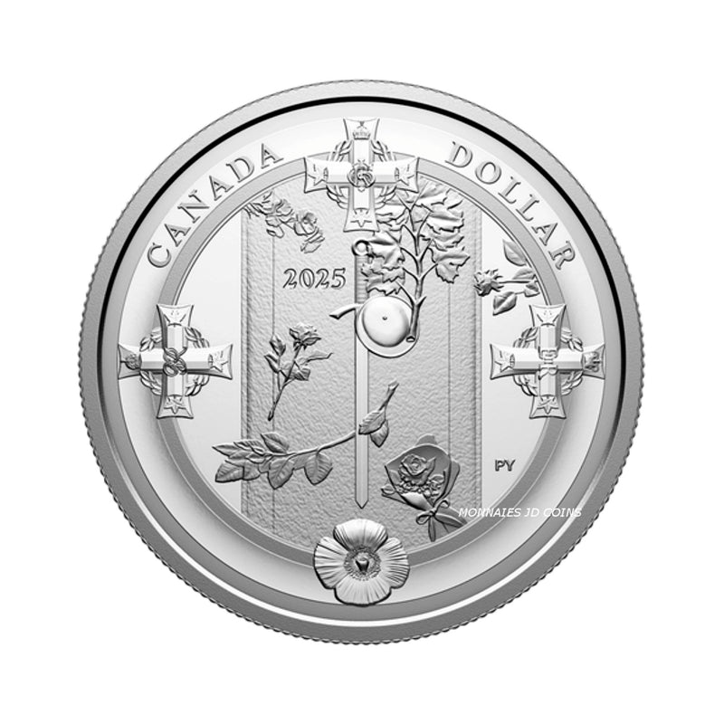 2025 Canada Tomb of the Unknown Soldier (2000-2025) Proof Silver Dollar (No Tax)