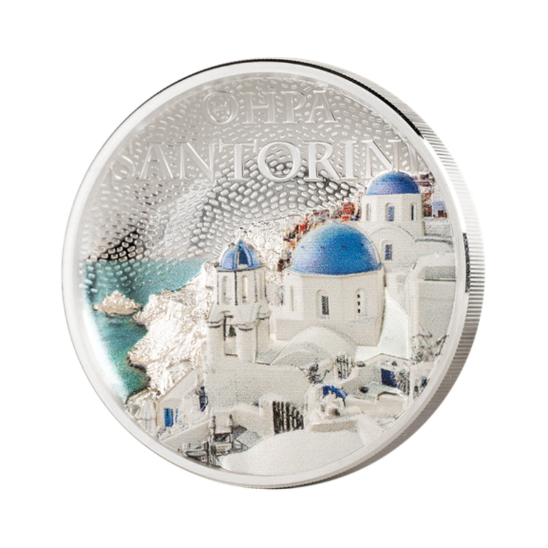 2025 Canada The Architectures of the World – Santorini – 2 oz. Fine Silver Coin