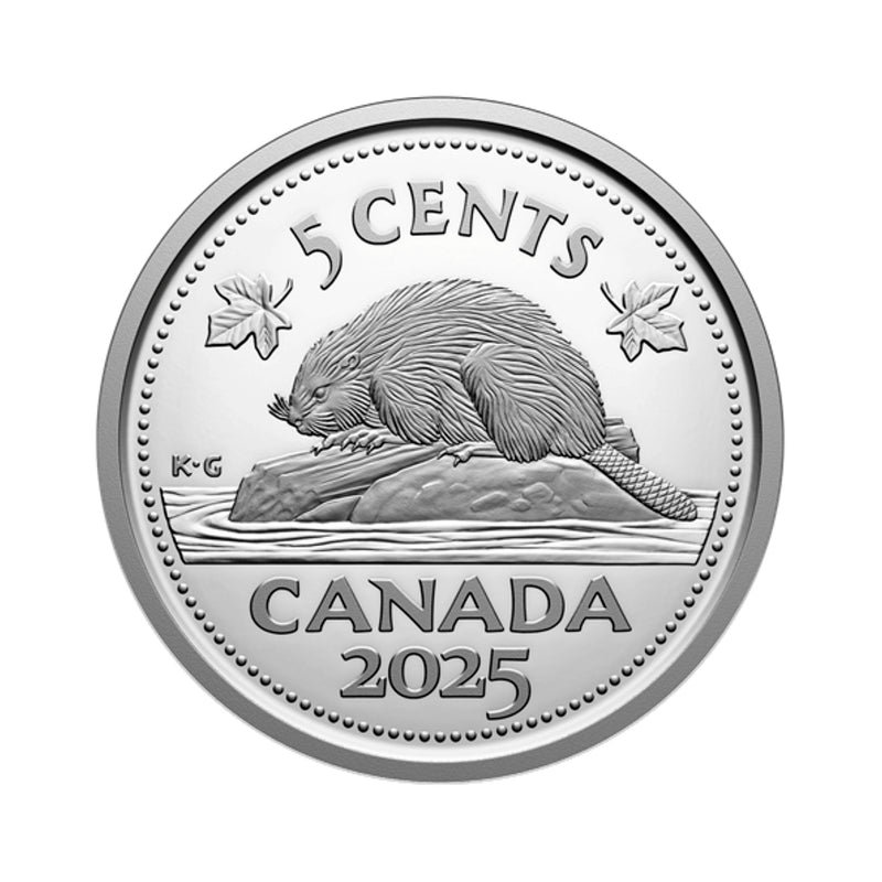 2025 Canada 5 Cent Proof 99.99% Fine Silver Coin