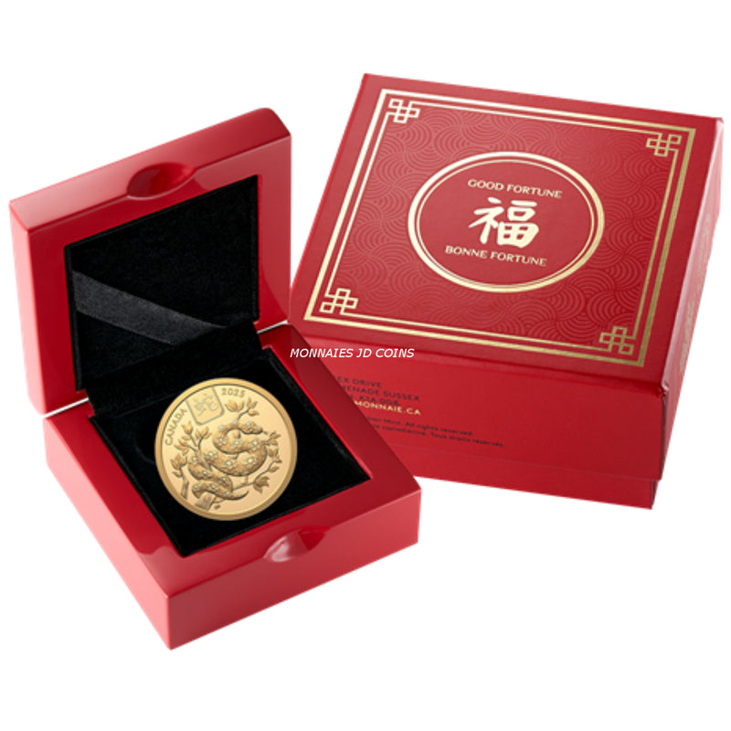 2025 Canada $100 Lunar Year of the Snake Pure Gold Coin (No Tax)