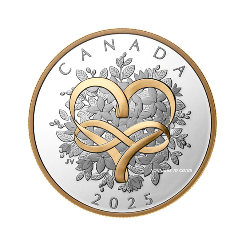 2025 $20 Canada Celebrate Love 1 oz. Fine Silver Coin (No Tax)