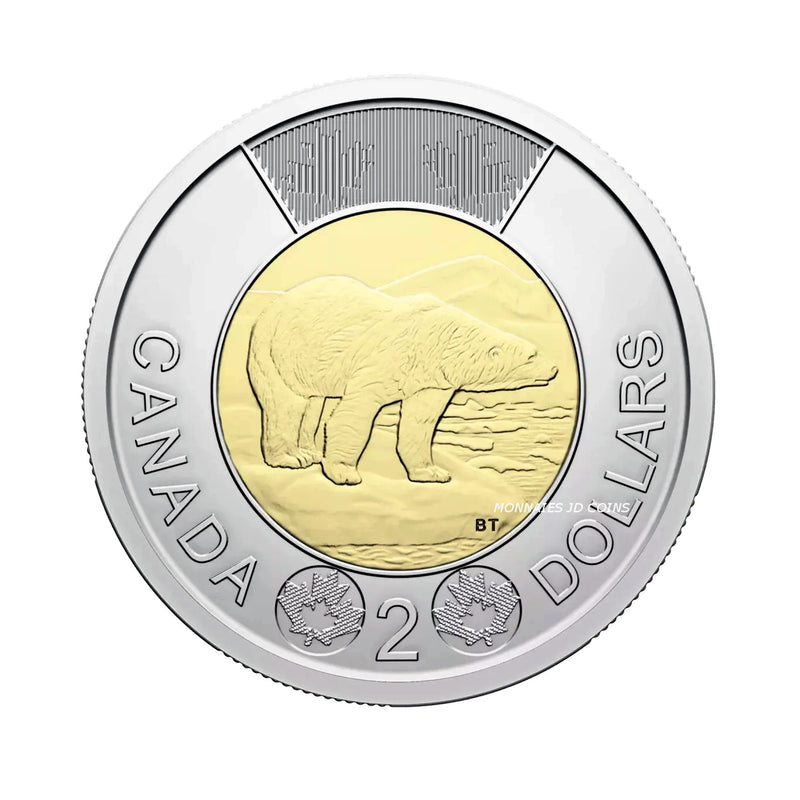 2025 Canada $2 Polar Bear Coin BU (MS-63)