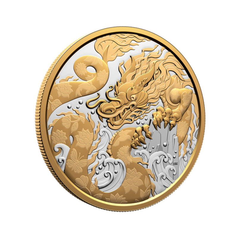 2025 Canada $50 Water Dragon 5oz Fine Silver Coin (No Tax)