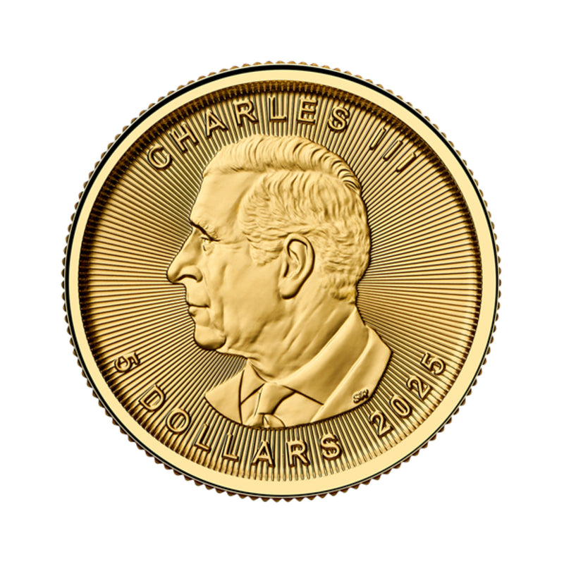 2025 Canada $5 Treasured Gold Maple Leaf Polar Bear Privy Mark 1/10 oz. 99.99% Pure Gold Coin (Premium Bullion) (No Tax)