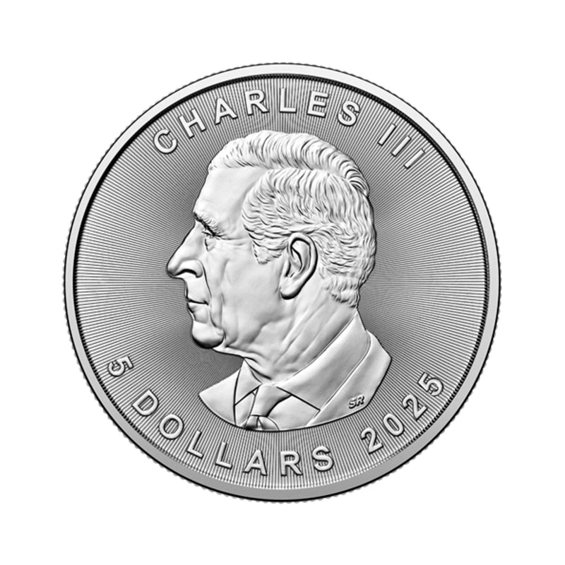 2025 Canada $5 Treasured Silver Maple Leaf Congratulations! Privy Mark -1 oz. Pure Silver Coin (Premium Bullion) (No Tax)