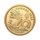 2025 Canada $8 2025 Water Dragon 1/2oz Pure Gold Coin  (No Tax)
