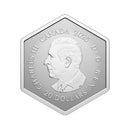 2025 Canada $20 Snowflake Hexagon Shaped Fine Silver Coin