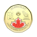 2026 Canada $1 Loon FIFA World Cup 2026TM/MC Coloured Coin BU (MS-63)