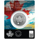 2026 $5 Treasured Silver Maple Leaf: Celebration Privy Mark - 1 oz. 99.99% Pure Silver Coin (Premium Bullion)