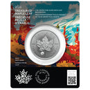 2026 $5 Treasured Silver Maple Leaf: Wolf Privy Mark - 1 oz. 99.99% Pure Silver Coin (Premium Bullion)