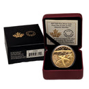 2017 Canada $20 From Sea to Sea - Atlantic Starfish Gold-Plated Silver (Gold Toning)(No Tax)