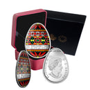 2016 Canada $20 Traditional Ukrainian Pysanka (Egg-Shaped) Silver (No Tax)