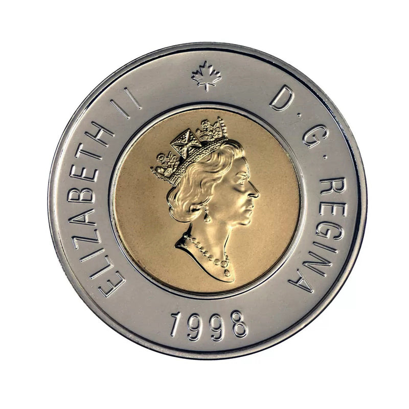 1998 Canada $2 Polar Bear Two Dollar Brilliant Uncirculated Coin MS-63