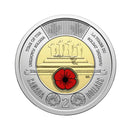 2025 Canada $2 Unknown Soldier Two Dollar Poppy Coloured Brilliant Uncirculated (MS-63)