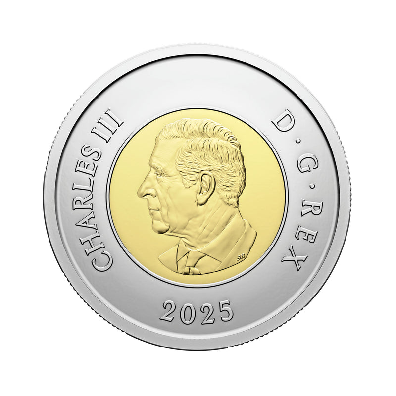 2025 Canada $2 Unknown Soldier Two Dollar Poppy Coloured Brilliant Uncirculated (MS-63)