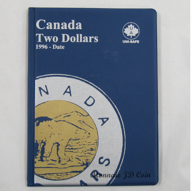 Uni-Safe Canada $2 (1996-2018) Blue Coin Folder