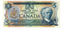 1979 Canada $5 Banknote Lawson-Bouey, 30, BC-53a (EF)