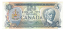 1979 Canada $5 Banknote Lawson-Bouey, 30, BC-53a (EF)