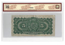 1935 $5 Banque Canadienne National Chartered Note 85-14-02 Certified BCS VF-25