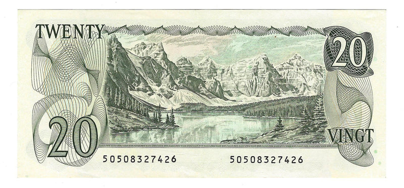 1979 Canada $20 Banknote Lawson-Bouey, 50, BC-54a (AU)