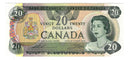 1979 Canada $20 Banknote Thiessen-Crow, 52, BC-54c (C/UNC)
