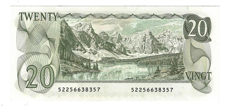 1979 Canada $20 Banknote Thiessen-Crow, 52, BC-54c (C/UNC)