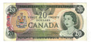 1979 Canada $20 Banknote Thiessen-Crow, 56, BC-54c-i Circ.