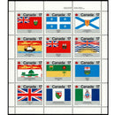 1979 Canada Stamp Provincial And Territorial Flag Scott