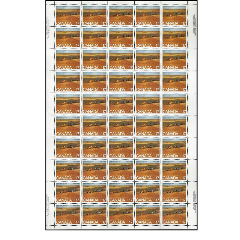 1980 Canada Stamp Full Pane of 50